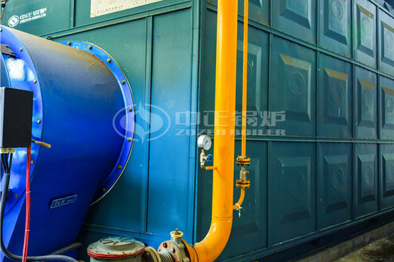 江苏中诚印染35吨SZS系列燃气蒸汽锅炉项目