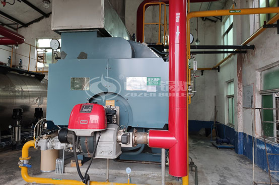 浙江台州6吨冷凝式WNS系列燃气蒸汽锅炉项目